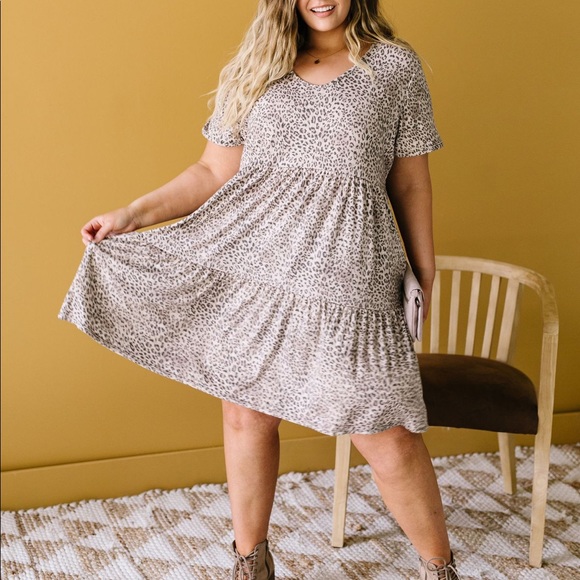 BF SALE❗️Fading Spots Cheetah Print Dress - Picture 10 of 12